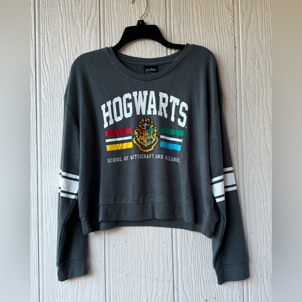 Harry Potter Hogwarts Pullover In Heather Grey